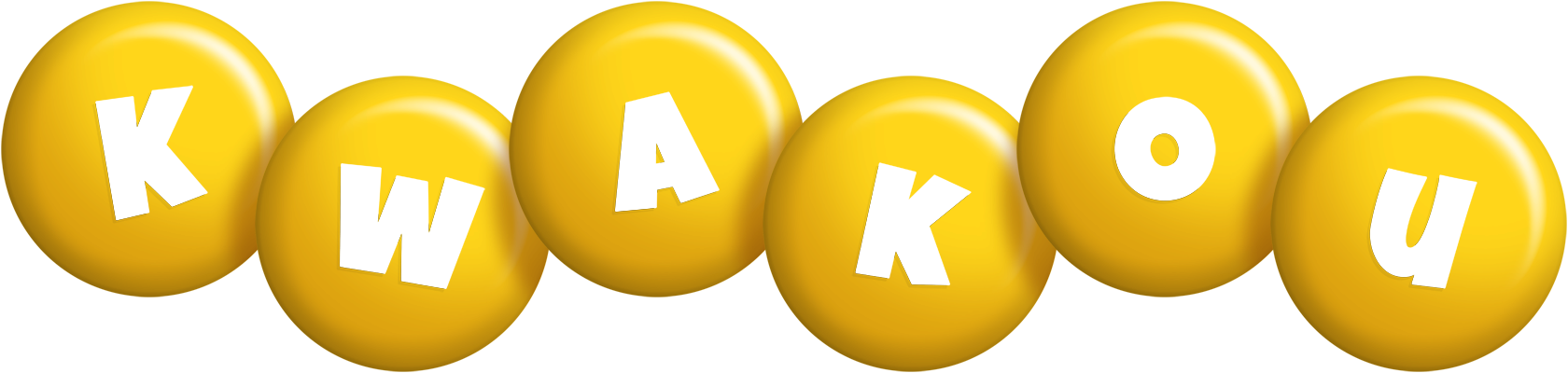 Kwakou candy-yellow logo