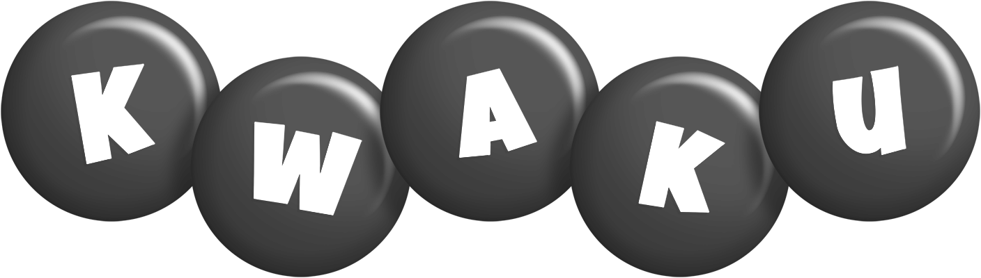 Kwaku candy-black logo