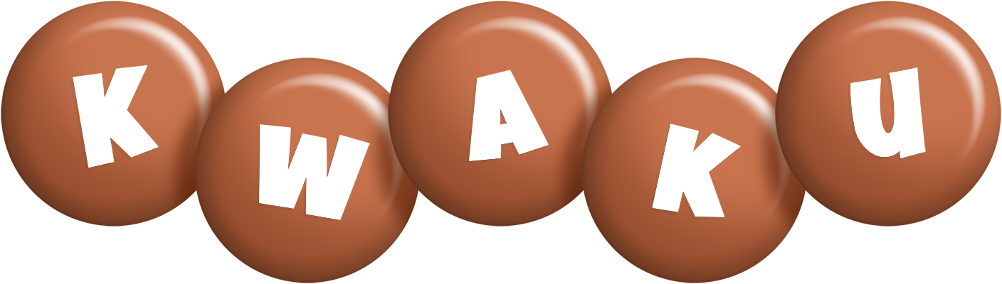 Kwaku candy-brown logo