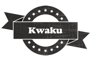 Kwaku grunge logo