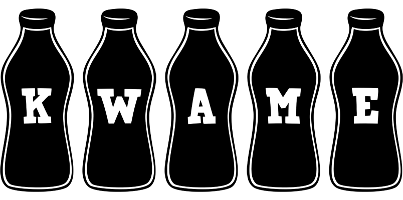 Kwame bottle logo