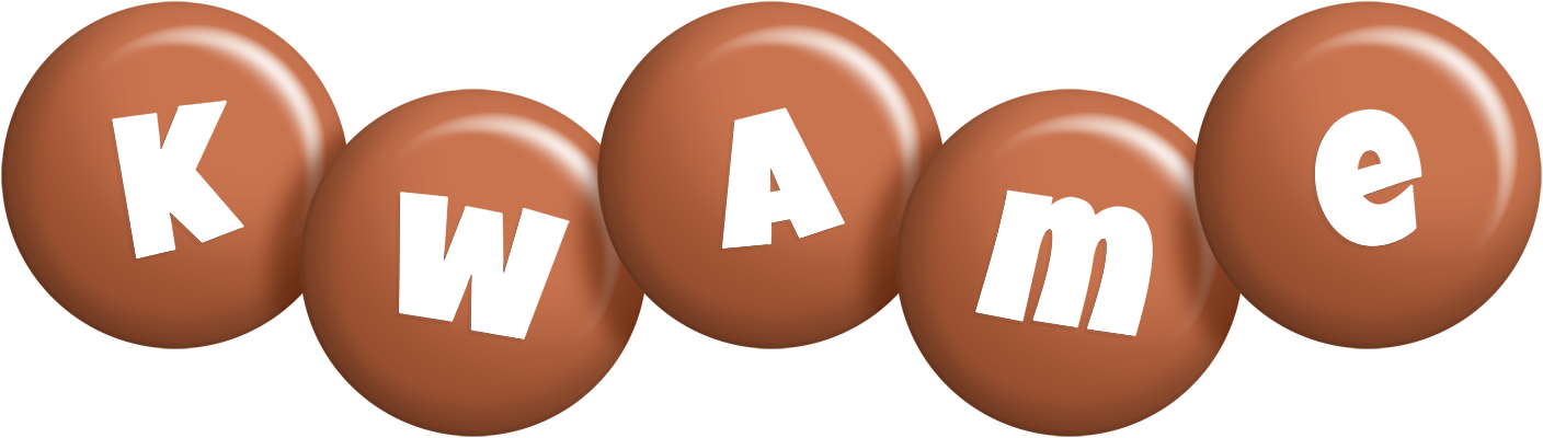 Kwame candy-brown logo