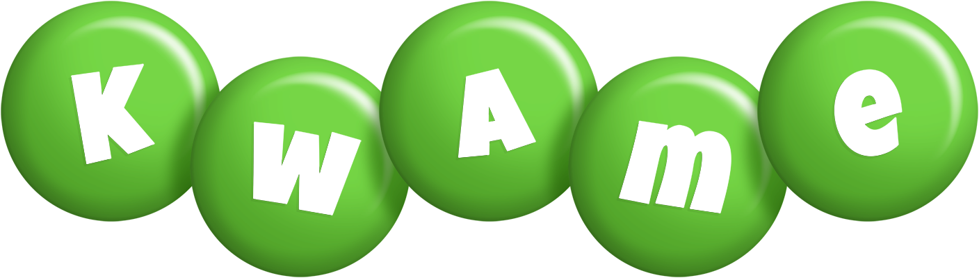 Kwame candy-green logo