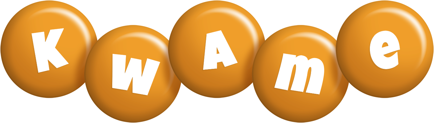 Kwame candy-orange logo