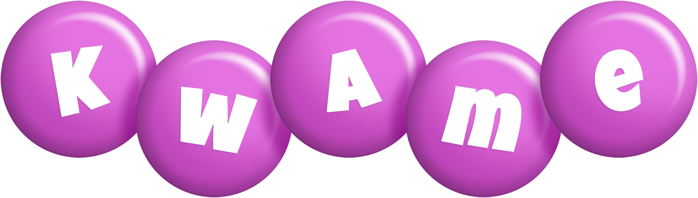 Kwame candy-purple logo