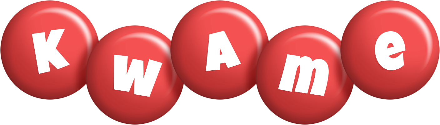 Kwame candy-red logo