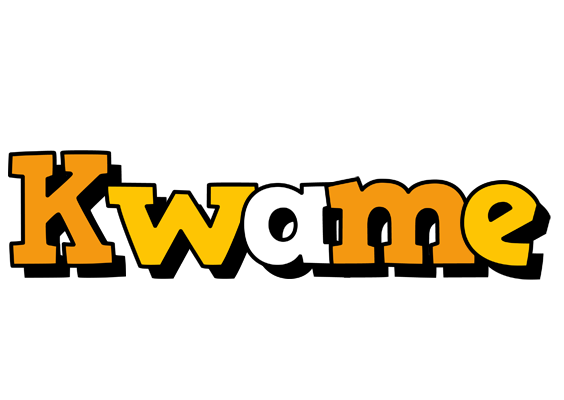 Kwame cartoon logo