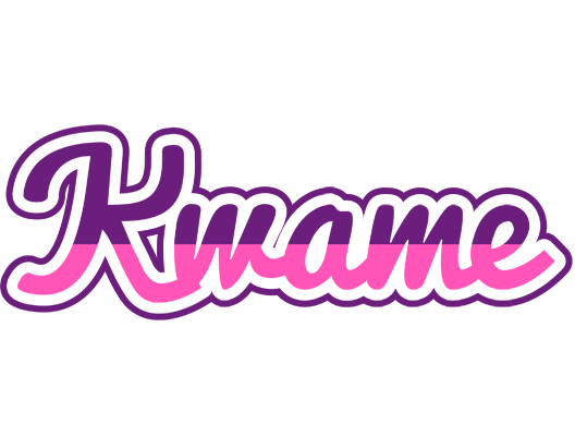 Kwame cheerful logo