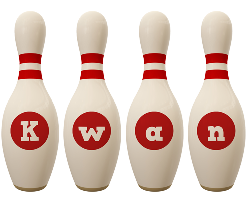 Kwan bowling-pin logo