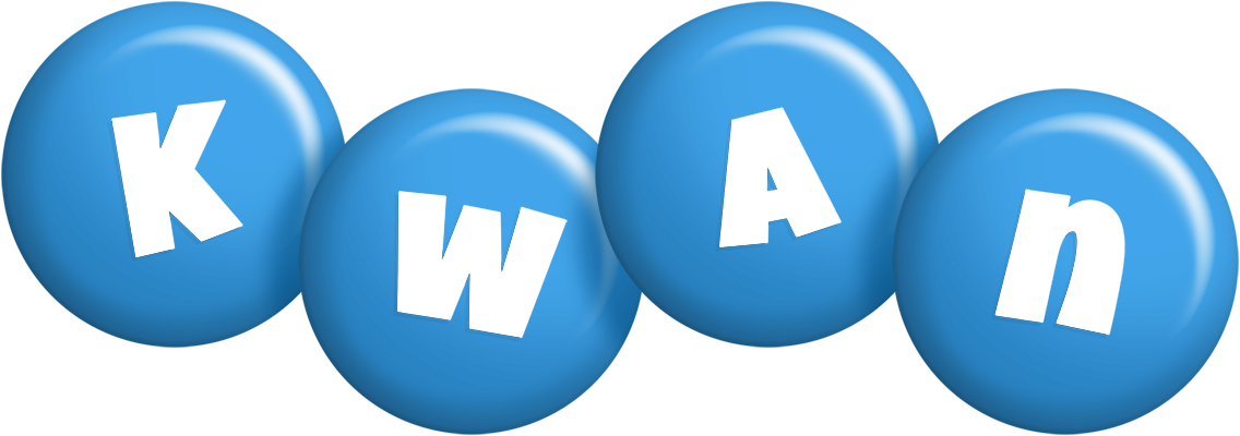 Kwan candy-blue logo