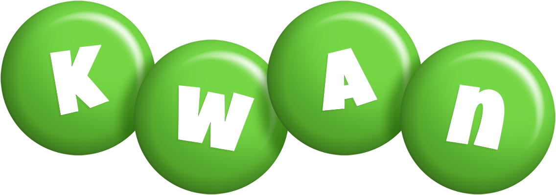 Kwan candy-green logo
