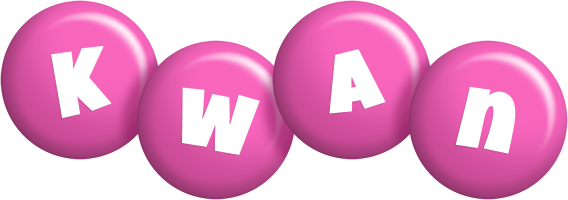 Kwan candy-pink logo