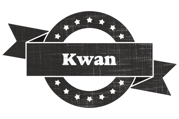 Kwan grunge logo