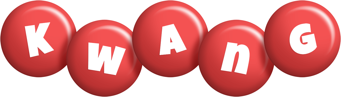 Kwang candy-red logo