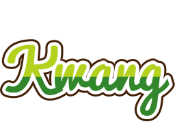 Kwang golfing logo