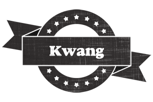 Kwang grunge logo