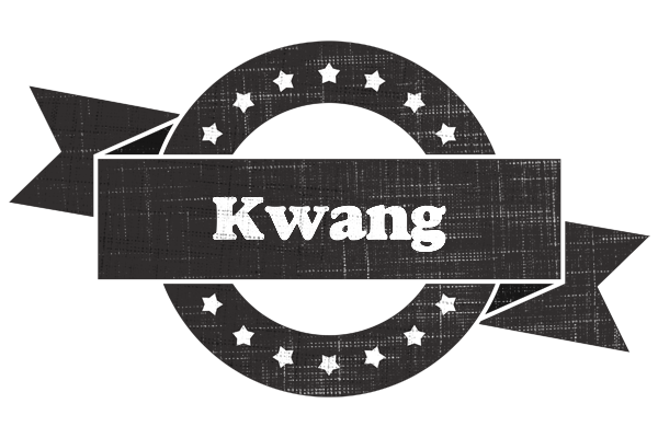 Kwang grunge logo