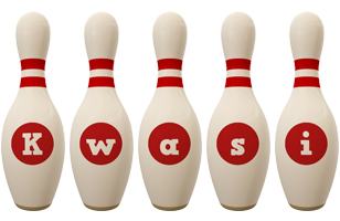 Kwasi bowling-pin logo