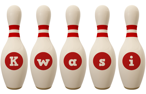 Kwasi bowling-pin logo