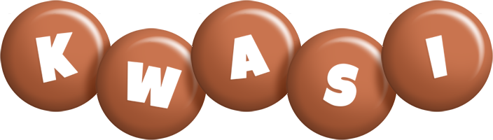 Kwasi candy-brown logo