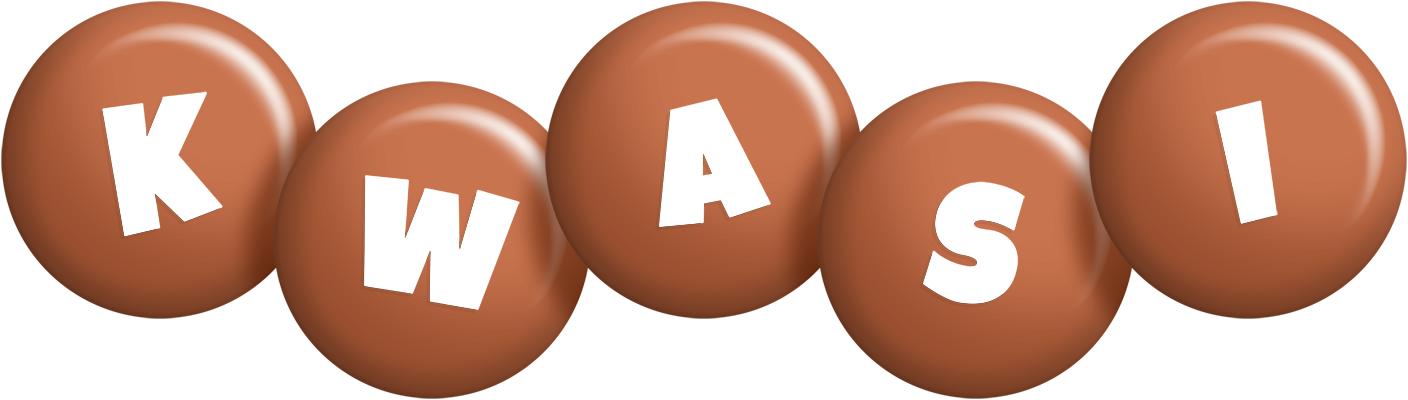Kwasi candy-brown logo