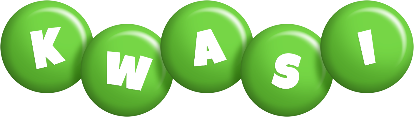 Kwasi candy-green logo