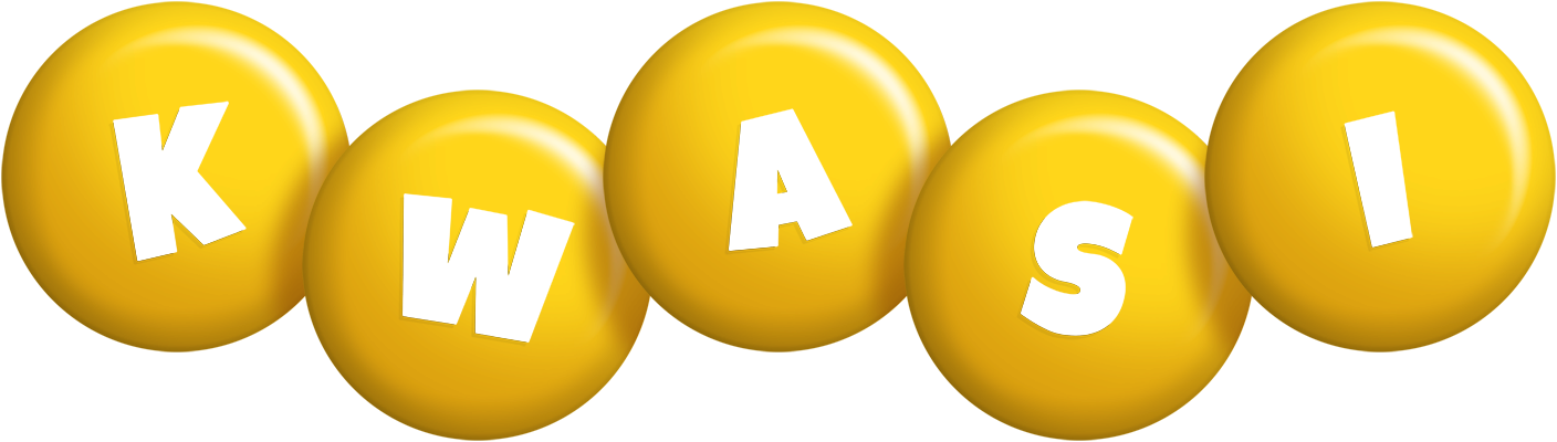 Kwasi candy-yellow logo