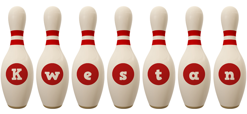 Kwestan bowling-pin logo