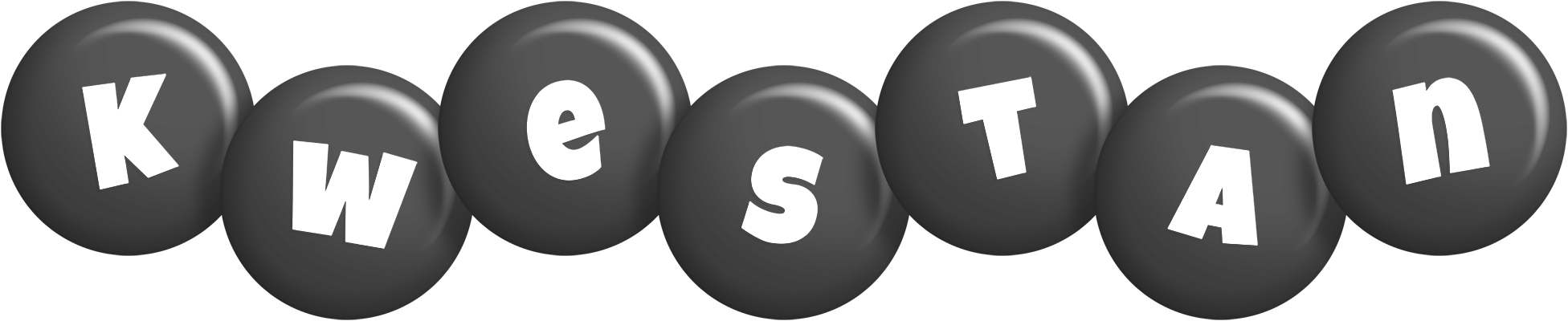 Kwestan candy-black logo