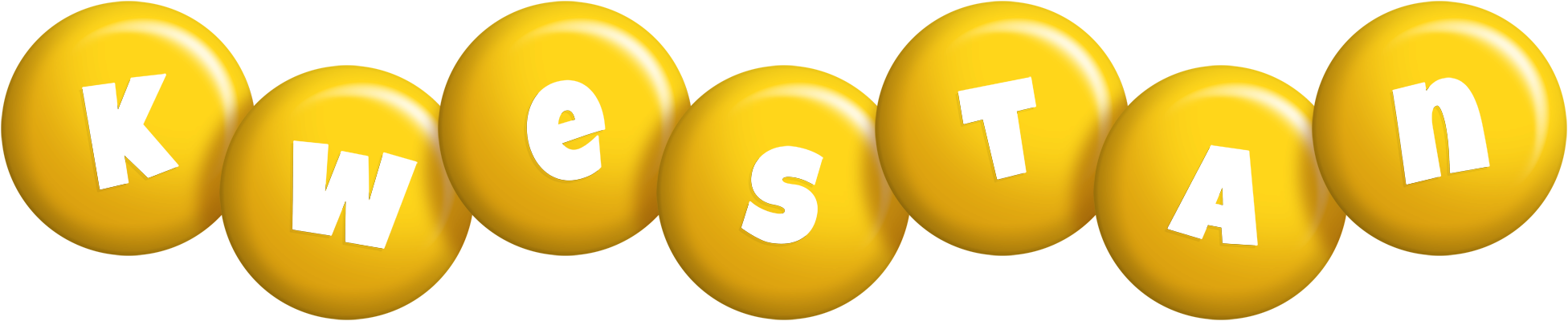 Kwestan candy-yellow logo