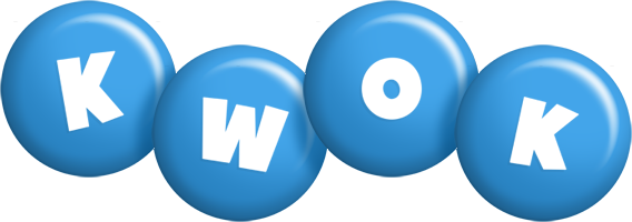 Kwok candy-blue logo