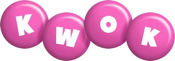 Kwok candy-pink logo