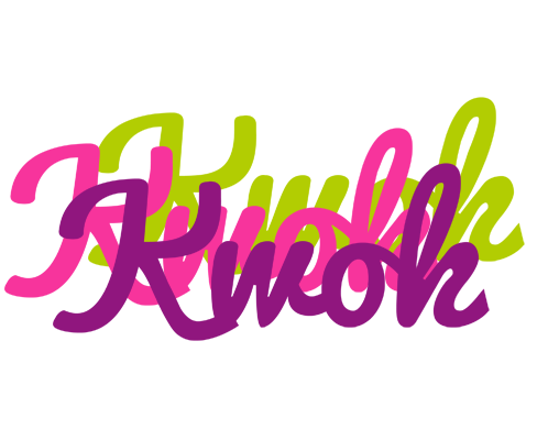 Kwok flowers logo