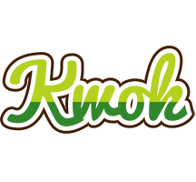 Kwok golfing logo