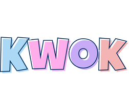 Kwok pastel logo