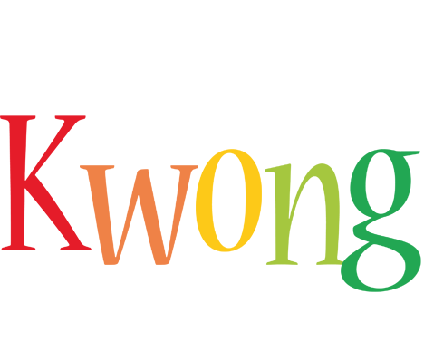 Kwong birthday logo