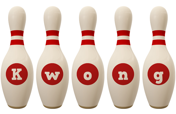 Kwong bowling-pin logo