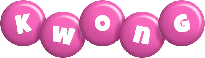 Kwong candy-pink logo