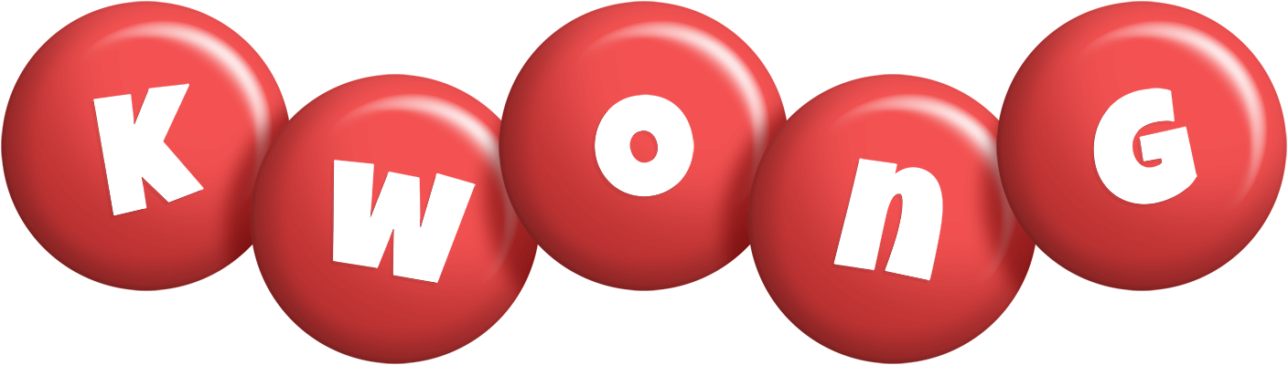 Kwong candy-red logo