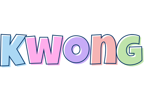 Kwong pastel logo