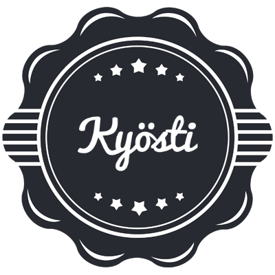 Kyösti badge logo
