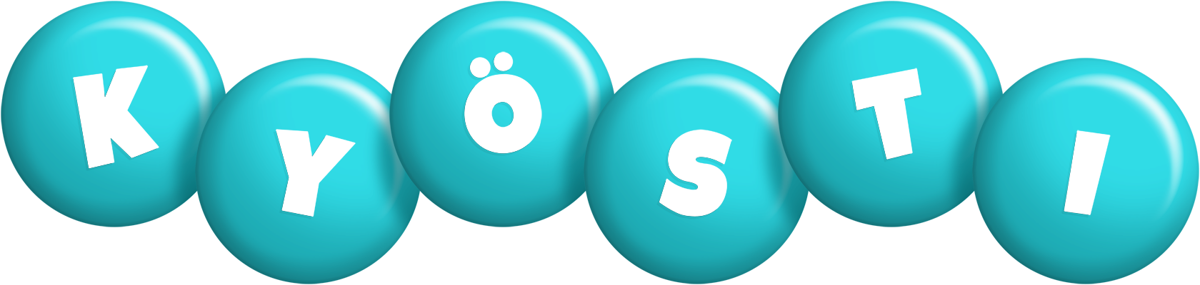 Kyösti candy-azur logo