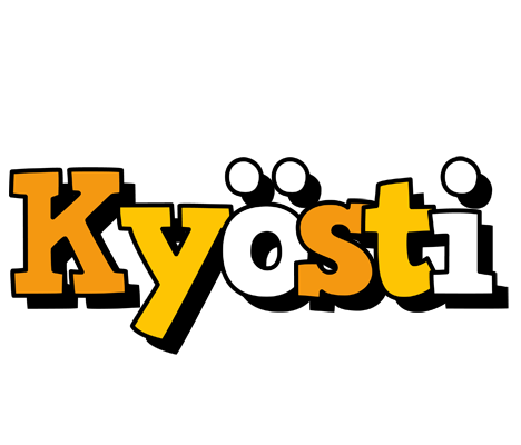 Kyösti cartoon logo