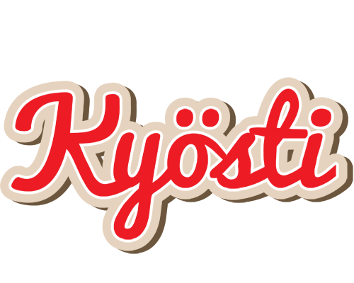Kyösti chocolate logo
