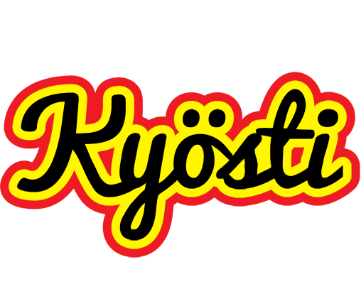 Kyösti flaming logo