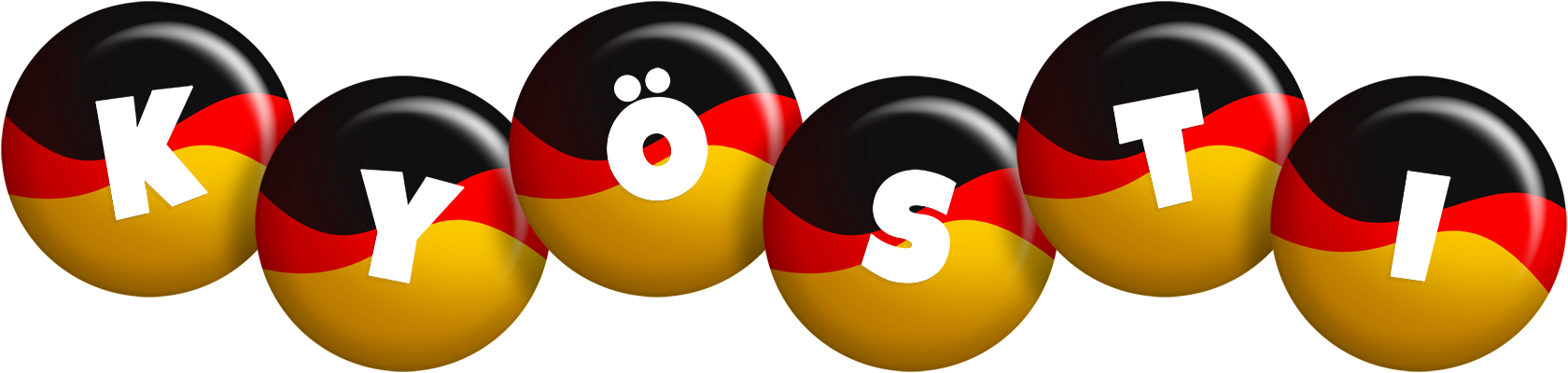 Kyösti german logo