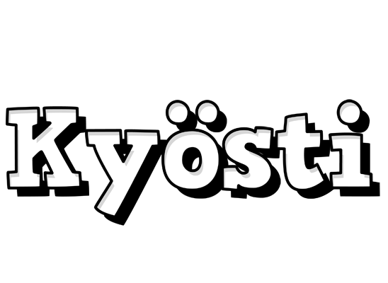 Kyösti snowing logo