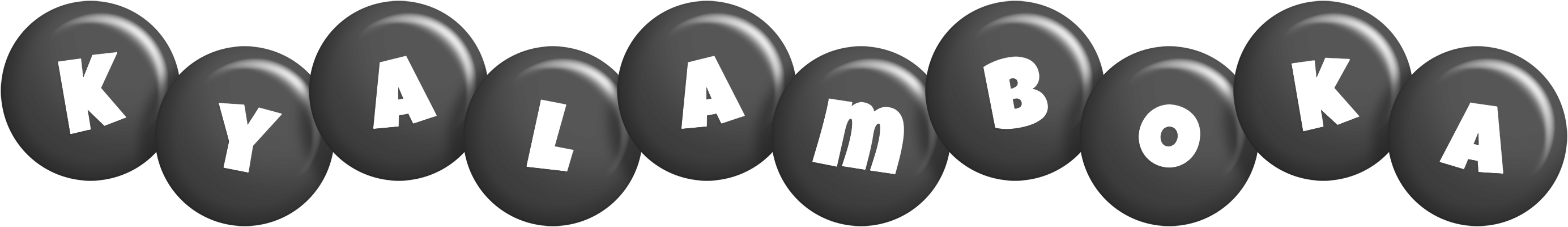 Kyalamboka candy-black logo