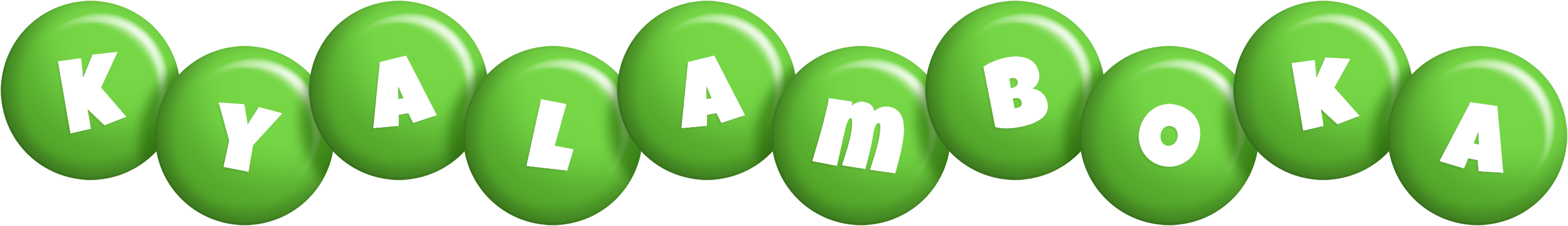 Kyalamboka candy-green logo