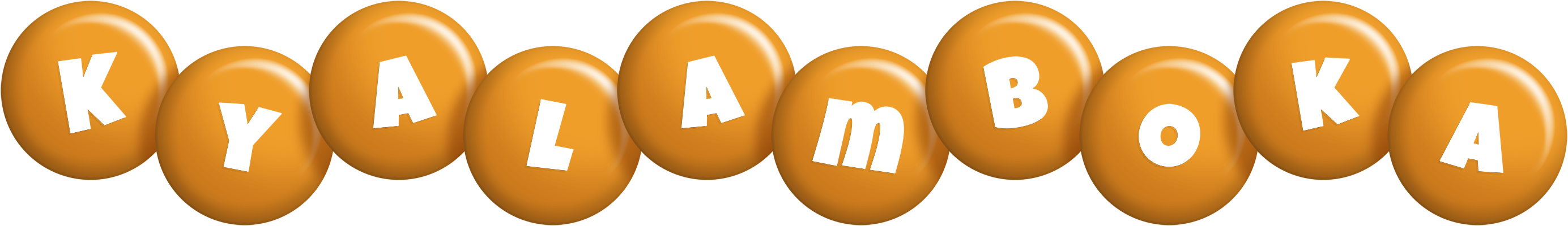 Kyalamboka candy-orange logo